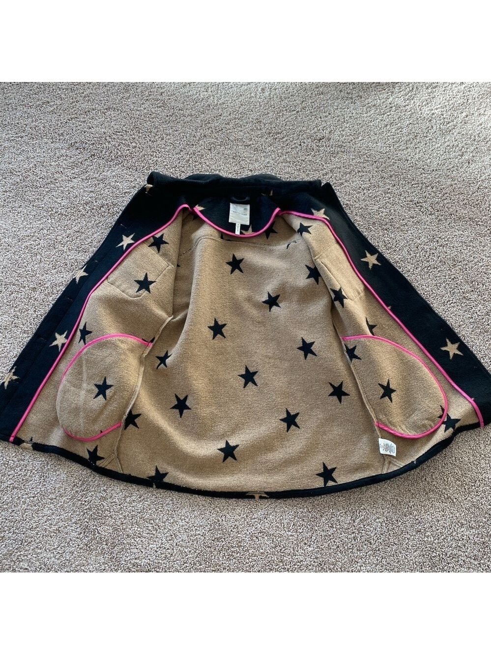 Anthropologie AVEC LES FILLES Starry Knit Shacket Shirt Jacket Sz XS - Picture 8 of 13